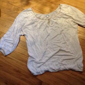 Ivory Peasant Blouse